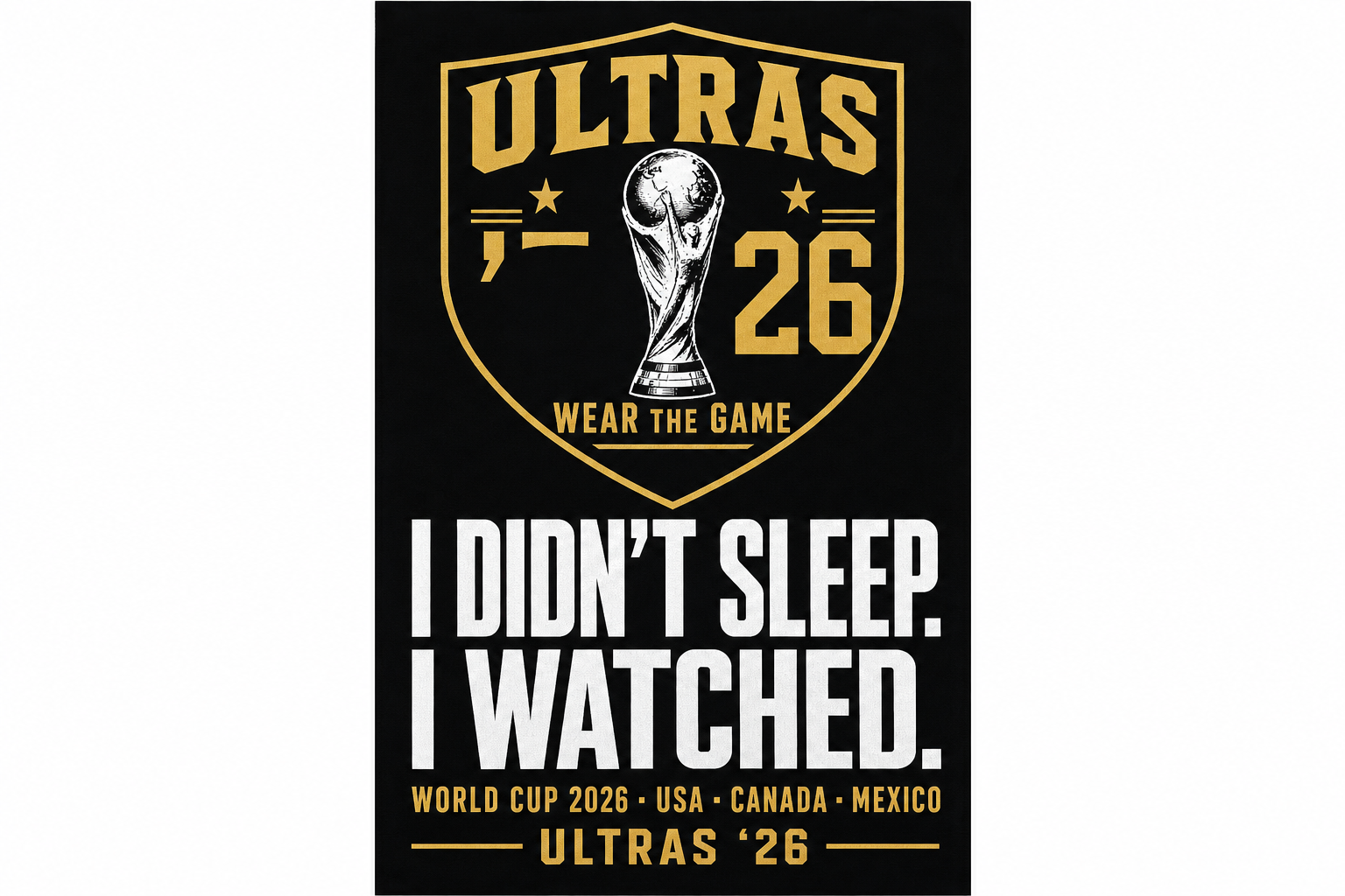 'I Didn't Sleep. I Watched.' Beach Towel